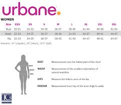 61 systematic urbane scrub size chart