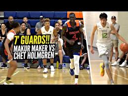 Chet holmgren is part of a loaded recruiting class for gonzaga basketball. 7 Foot Guards Chet Holmgren Vs Makur Maker Kyree Walker Vs Jalen Suggs Youtube