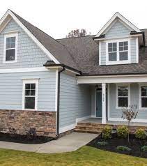 If you live in a dry climate, think about exterior color schemes that go with the land around you. 9 Trending Exterior House Colors For 2021 Allura Usa House Exterior Blue House Exterior Color Schemes Exterior House Colors