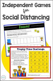 Social Distancing Math Activities Math Games Subtraction Games Independent Math Games