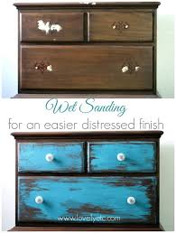The bedroom is a cozy retreat where we can relax and unwind. The Easiest Way To Heavily Distress Furniture Lovely Etc