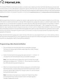 Your homelink garage door opener settings are now cleared. Mahl5a Universal Garage Door Opener Transmitter User Manual Gentex