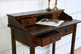 Vidaxl vintage schreibtisch holz recycelt sekretär büro computertisch handarbeit. Massivholz Computertisch Sekretar Schreibtisch Laptoptisch Kolonial Massivholzmoebel Experte
