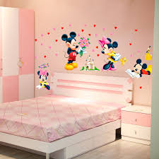 Mickey minnie mouse bedding that are available on the site are woven fabrics and made from the finest quality cotton, polyester fiber, etc for maximum comfort and style. Decor Decals Stickers Vinyl Art Cartoon Mickey Minnie Mouse Vinyl Wall Sticker Decal Kids Baby Room Nursery Home Home Garden