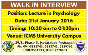 Uow malaysia kdu penang university college. Lecturer Psychology Job In Icms University 2021 Job Advertisement Pakistan