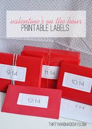 With valentine's day on the horizon, are you feeling crushed by the struggle to find the perfect gift for your crush (a.k.a your s.o.)? Valentine S Gifts On The Hour Printable Labels Give Your Valentine A Bag O Gifts To Be Opened Each Hou Boyfriend Gifts Valentines Envelopes Valentine Gifts