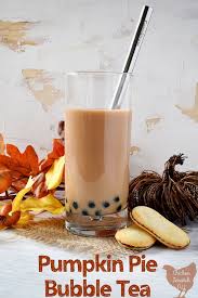 Pumpkin Pie Bubble Tea Recipe Bubble Tea Recipe Bubble Tea Pumpkin Syrup