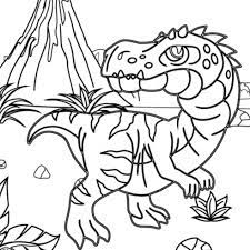 How to draw and color disney's giganto step by step easy for kids. Giganotosaurus Coloring Pages Dinosaur Coloring Pages