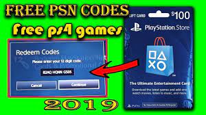 Due to high web traffic, some codes may already be claimed or redeemed. How To Get Free Psn Codes 2019 Free Ps4 Games Psn Gift Card Codes 2019 Free Psn Codes Psn Codes Ps4 Games