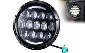 Promotion 1 Pcs Headlight Motorcycle Led Headlamp 78w 7 Motorcycle Projector Daymaker Led Ligh Led Motorcycle Headlight Motorcycle Headlight Led Headlights