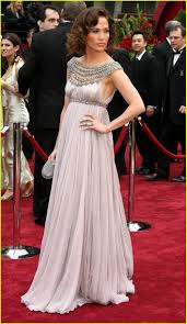 Famous Stars Luxury Red Carpet Celebrity Dresses Scoop Beaded Collar Draped Empire Pregnant Dress Maternity Evening Platya Znamenitostej Vechernie Platya Platya