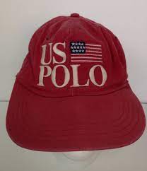 Polo Ralph Lauren Cap Red Us Polo Spellout Embroidered Strapback Hat Prl Vintage Poloralphlauren Baseballca Ralph Lauren Cap Strapback Hats Polo Ralph Lauren