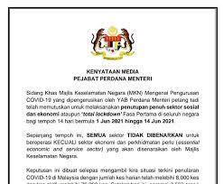 We did not find results for: Best Fbkl Pmo Announces Total Lockdown For 14 Days From 1 June 2021 14 June 2021