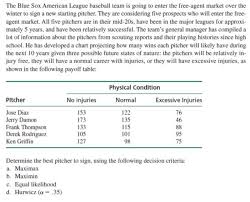 Solved The Blue Sox American League baseball team is going