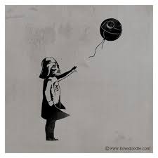 Starwars Darthvader Deathstar Banksy Star Wars Art Star Wars Tattoo Star Wars Love
