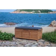 Le top 5 des meilleurs coffres de jardin 2018. Finlandek Coffre A Coussins En Bois Naturel Eucalyptus Fsc 125x60x51cm Coffre De Jardin Coffre Exterieur Banc Coffre Exterieur