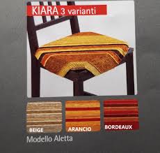 Cuscini per sedia e vestisedie: Coprisedia Kiara