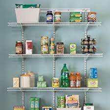 The closet evolution 12 in. Amazon Com Closetmaid 2845 Shelftrack 4ft Pantry Organizer Kit White Home Kitchen