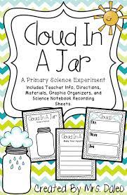 The drops of water are too small to see. Science Experiment Cloud In A Jar Primary Science Cloud In A Jar Science Lessons