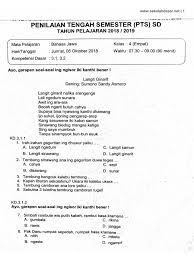 Sing diutus njaga keris pusakane ajisaka yaiku. Soal Bahasa Jawa Kelas 4 Guru Galeri