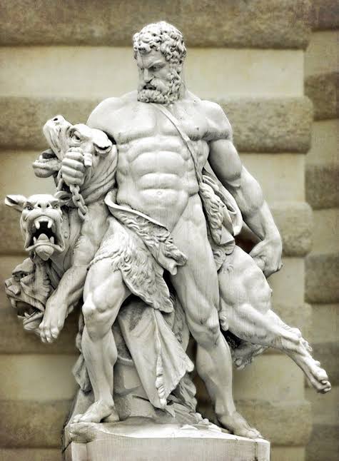 Resultado de imagen para cancerbero mitología hercules"