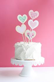 A birthday cake topper made with your glue gun and confetti! Diy Layered Heart Cake Topper Diy Cake Topper Birthday Diy Cake Topper Heart Cake Topper