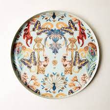 Eccentric stately homes of england inspired british fashion designer matthew. Regal Monkeys Enamel Serving Tray Reviews Cb2 Playful Design Tray British Style