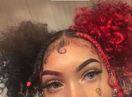 Curly Hair Halloween Ideas That Good Hair Two Color Hair Split Dyed Hair Dyed Natural Hair