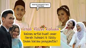 Nama fara hazel mungkin belum di kenali lagi seperti adiknya aiman tino dalam dunia hiburan. Perkahwinan Farah Hazel Dengan Peminat Aiman Tino Youtube
