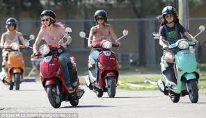 Pin On Scootering Celebrities