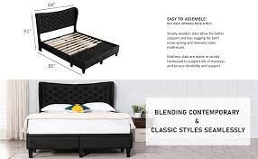 It protects the mattress from dust and dirt from the floor. Amazon Com Home Life Drawer Storage Bed Cloth Black Tufted 51 Tall Headboard Platform Bed With Slats Queen Complete Bed 5 Year Warranty Included 0051 Drawer Furniture Decor