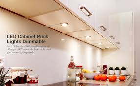 It has an output of 2000 lumens, which is sure to leave your kitchen looking how to choose under cabinet led lighting. Led Cabinet Puck Lights Dimmable Moobibear 2w 2400lm Under Cabinet Lighting Kit With 10 Levels Brightness Switch 12 Pack Warm White Under Counter Lighting For Kitchen Closet All Accessories Include
