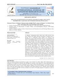 Institut pertanian malaysia merupakan institusi yang mempelopori pendidikan dan latihan pertanian secara holistik peringkat sijil sejak tahun 50an. Pdf The Level Of Perception Of Students Towards Fi Sabilillah S Zakat Distribution Case Study Of Universiti Sains Islam Malaysia