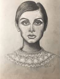 Twiggy Sketch — HELEN CODY