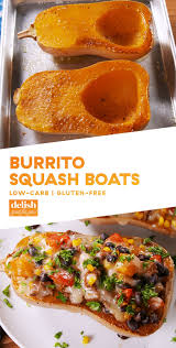 Are Burrito Butternut Squash Boats The New Zucchini Boats Recipe Recipes Squash Recipes Vegetable Recipes