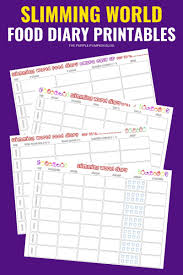 Feel free to send suggestions. Slimming World Food Diary Printable Meal Planner Free Printable