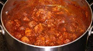 Strain out any seeds and measure 3 cups of the chili water and add to blender. Guiso De Puerco Con Chile Rojo Red Chile Pork Stew Remcooks