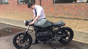 Bobber flattracker café racer k 100 bmw 1989 flying brick von customwerkstatt aufwendig umgebaut, auspuff, heck. Bmw K100 Cafe Racer Engine Exhaust Sound Youtube