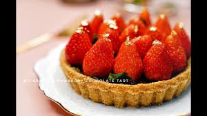 聖誕系列 零失敗懶人免焗草莓朱古力撻 免烤巧克力草莓塔 how to make no bake strawberry tart chocolate tart easy recipe youtube pie tart food tart