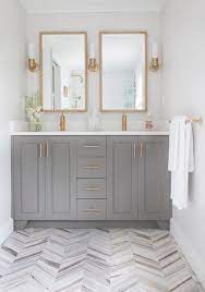 Compare the modern bathroom above with new champagne bronze finish fixtures to the polished brass fixtures used in the bathroom below. Pin By Liberty Hardware Brands On Champagne Bronze Bathroom Inspiration Bathrooms Remodel Bathroom Design