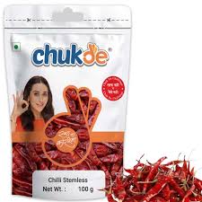 CHUK DE CHILLI STEAMLESS WHOLE 100G.