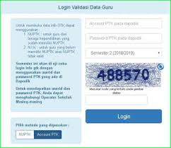 Untuk membuka info gtk gunakan account ptk yang sudah diverifikasi permendikbud 6 tahun 2018. Login Info Gtk Cek Validasi Data Tunjangan Profesi Guru Semester 1 Tahun 2019 2020 Sanjayaops