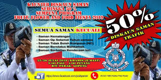 Diskaun saman trafik saman polis pdrm dikurangkan 50 peratus. Polis Perak Assalamualaikum Dan Salam Sejahtera Kaunter Facebook