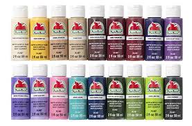 When applying acrylic colors thinly and / or thinned with topics covered in this book are being taught in pakistan's universities. Apple Barrel Acrylic Paint Set 18 Piece 2 Ounce Promoabii Best Selling Colors Ii In Pakistan Starshop Pk