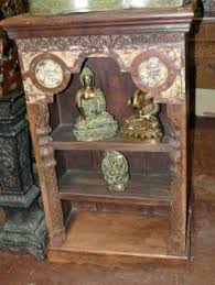 Amazon Com Antique Bookcase India Carved Wood Bookshelf Furniture India Decor Pair Available Home Kitche Antique Bookcase India Decor Hand Carved Furniture