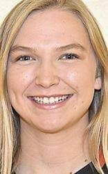 Allison Owings playing in McCook annual all-star volleyball contest