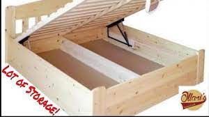 Here's how to build a queen size bed frame with 6 drawers. Queen Size Bed With Storage Youtube