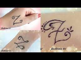 3 alphabet z henna design tattoo fadoua tv youtube tattoo designs henna tattoo designs henna designs