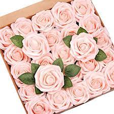 Check spelling or type a new query. Mocoosy 50pcs Artificial Rose Flowers Blush Pink Roses Real Looking Foam Fake Roses Bulk W Stem For Wedding Bouquets Centerpieces Flower Arrangements Home Party Decorations Amazon Ca Home