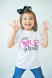 Birthday Ideas For 4 Year Old Daughter Uk Un Fourgettable Birthday Top Birthday Shirt Birthday Girl 4th Birthday Shirt Four Year Old Bir Birthday Girl Shirt Girl Birthday Themes Girl Birthday
